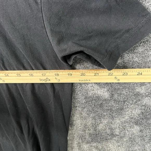 UNRL Classic Black Men's Size Medium Cotton Blend t-Shirt - Picture 3 of 7